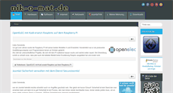 Desktop Screenshot of nik-o-mat.de